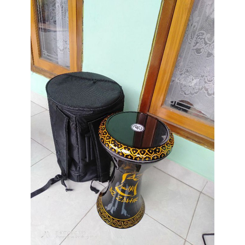 Jual Darbuka az zahir 8 in fullset mika pb /sp hitam Shopee Indonesia