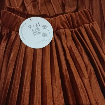 Rok Plisket Bludru Premium Velvet Skirt Rok Plisket Bludru Panjang