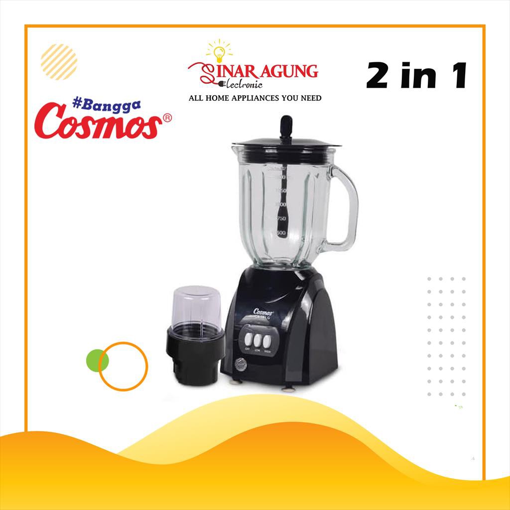 Jual COSMOS Blender CB281G / CB 281 G 2 in 1 [KACA][2L] GARANSI RESMI ...