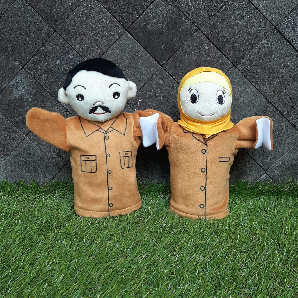 Jual Boneka Tangan Profesi Guru 1Pasang - Edukasi - Hand Puppet ...