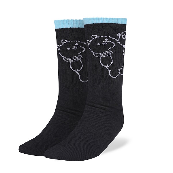 Jual WE BARE BEARS HUGGY SOCKS - BLACK | Shopee Indonesia