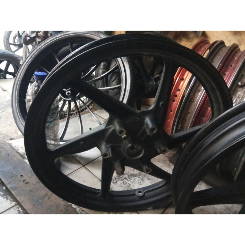Jual velg racing Mega pro new dobel cakram ori | Shopee Indonesia