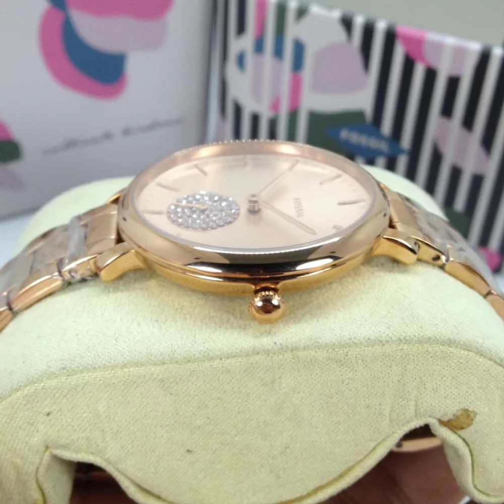 JAM TANGAN FOSSIL JACQUELINE ES4438 JAM TANGAN WANITA FOSSIL ES 4438 ORIGINAL ROSEGOLD