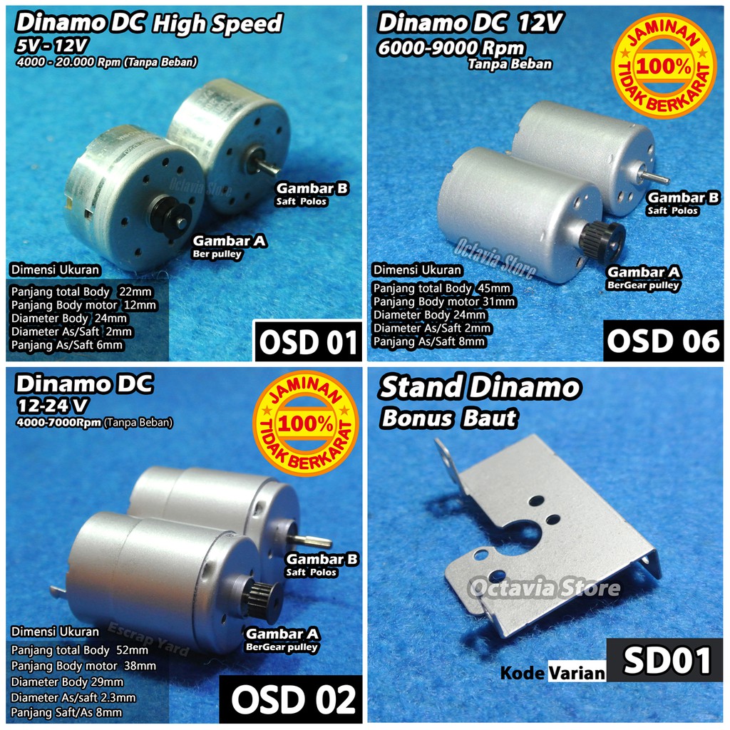 Jual Dinamo Motor Dc V V V V V Shopee Indonesia