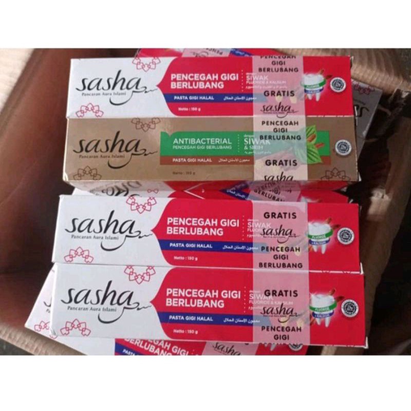 Jual Sasha pasta gigi pencerah gigi berlubang beli 1 gratis 1 65gr