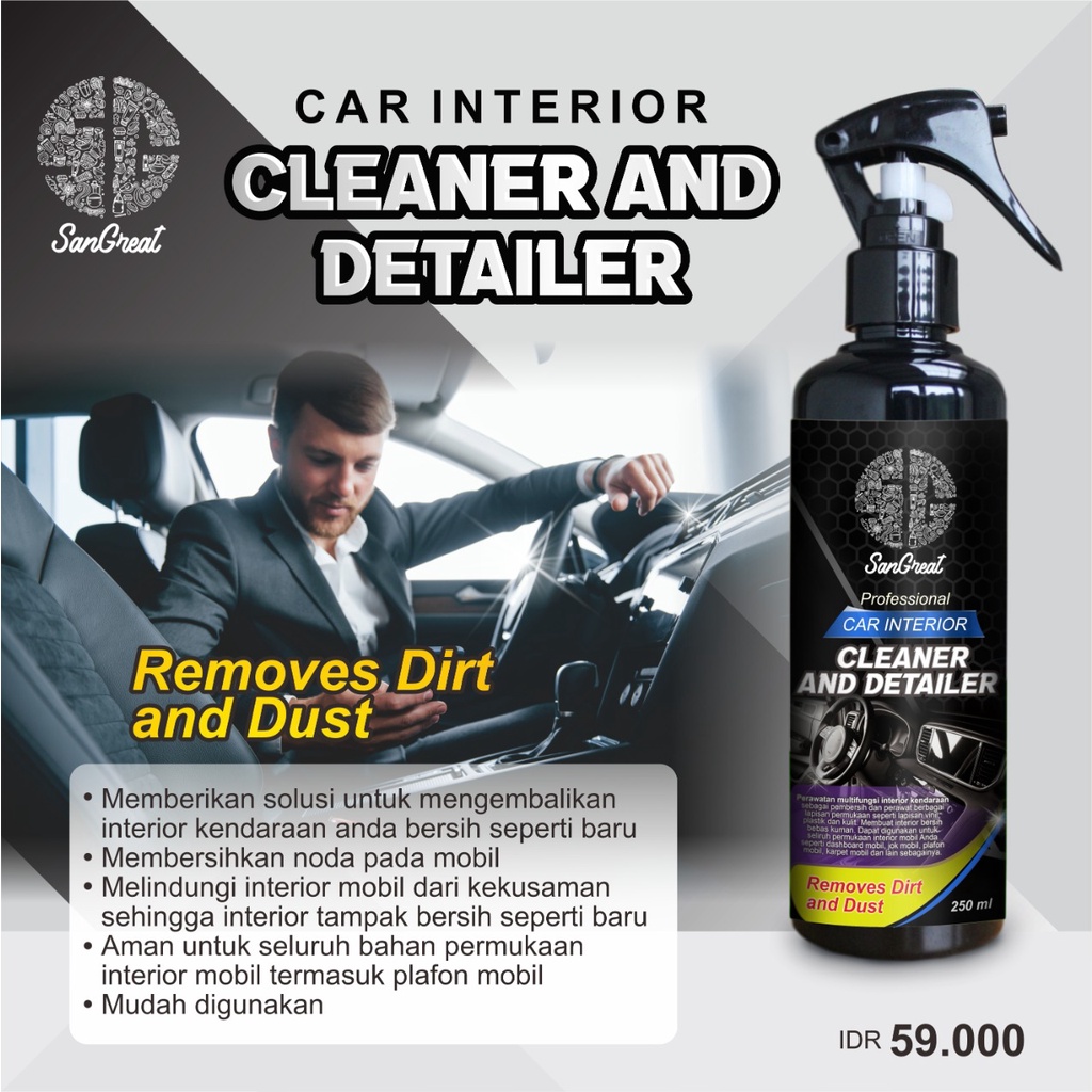 Jual Pembersih Interior Cleaner Mobil Pembersih Plafon Mobil, Dashboard ...