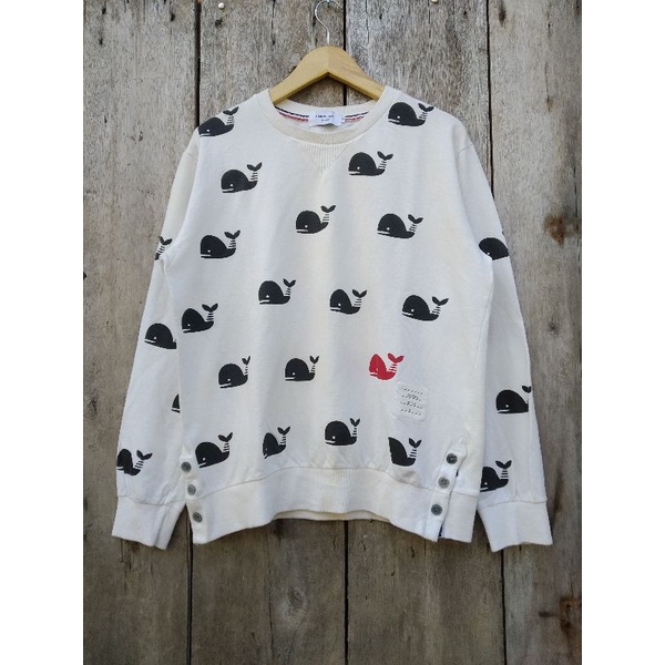 Thom browne sweater on sale whale