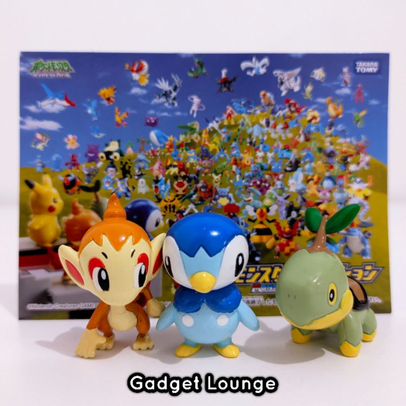 Jual Ori Takara Tomy Moncolle Pokemon Sinnoh Starter Gen 4 Figure 