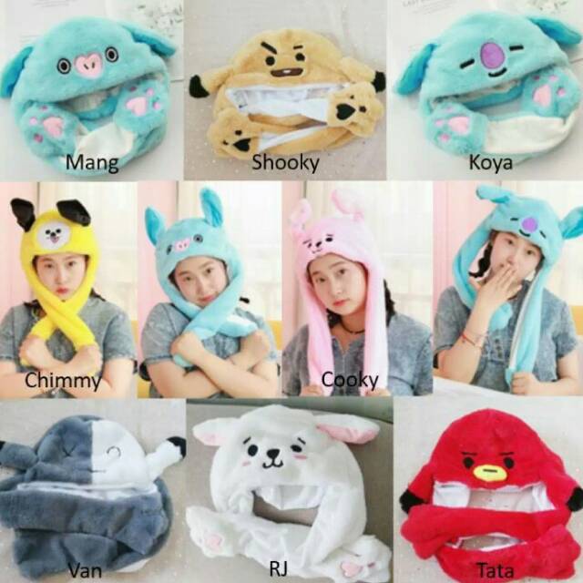 Jual Bunny Hat KPOP BTS | Shopee Indonesia