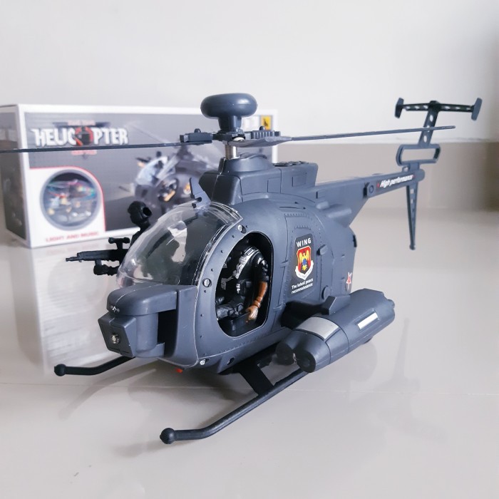 Jual Mainan Helicopter Black Hawk Bump Go Edukatif Helikopter Baterai ...