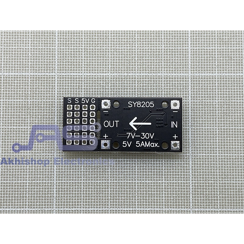 Jual DC-DC SY8205 5A DC Step Down Module 7V-24V to 5V | Shopee Indonesia