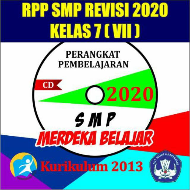 Jual CD RPP SMP Kelas 7 Kurikulum 2013 Merdeka Belajar Revisi 2020 ...