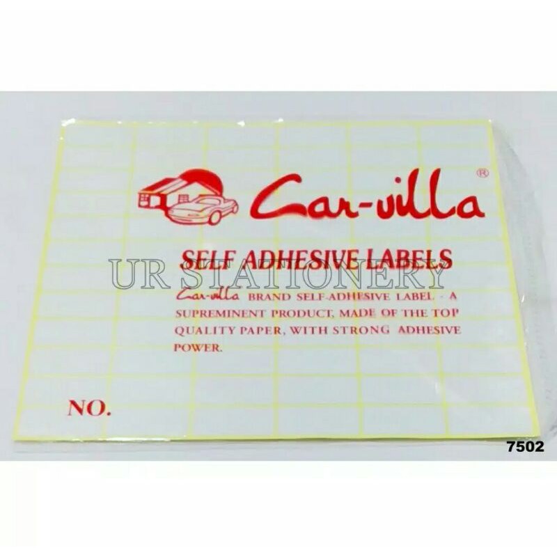 Jual Kertas Label Stiker Label Harga Carvilla Ajp Polos Shopee