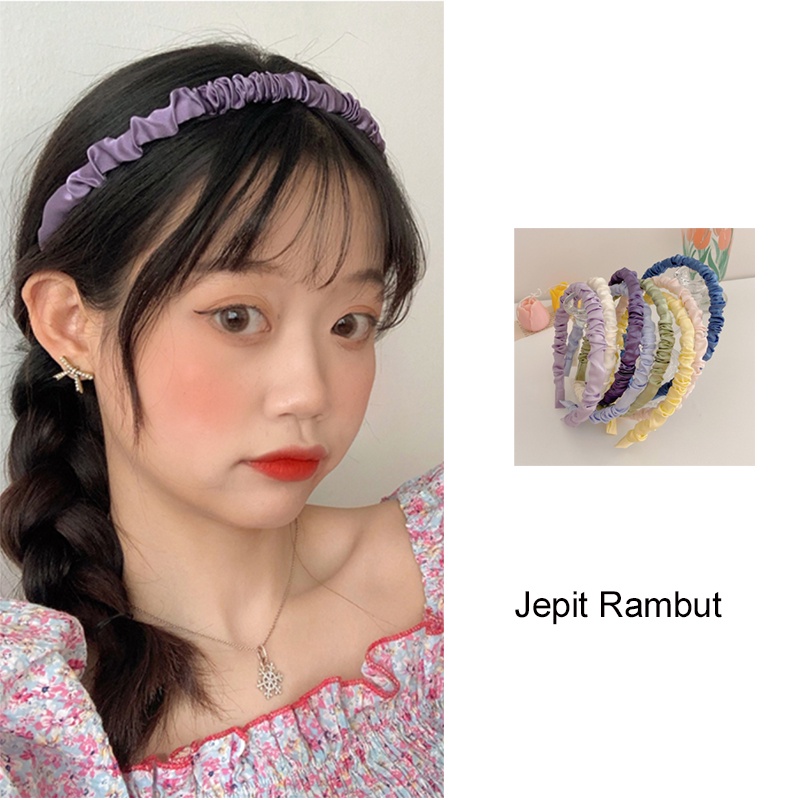 Jual Mudah Sepadan Bando Rambut(Headband) yang Satin Lipatan Cantik ...