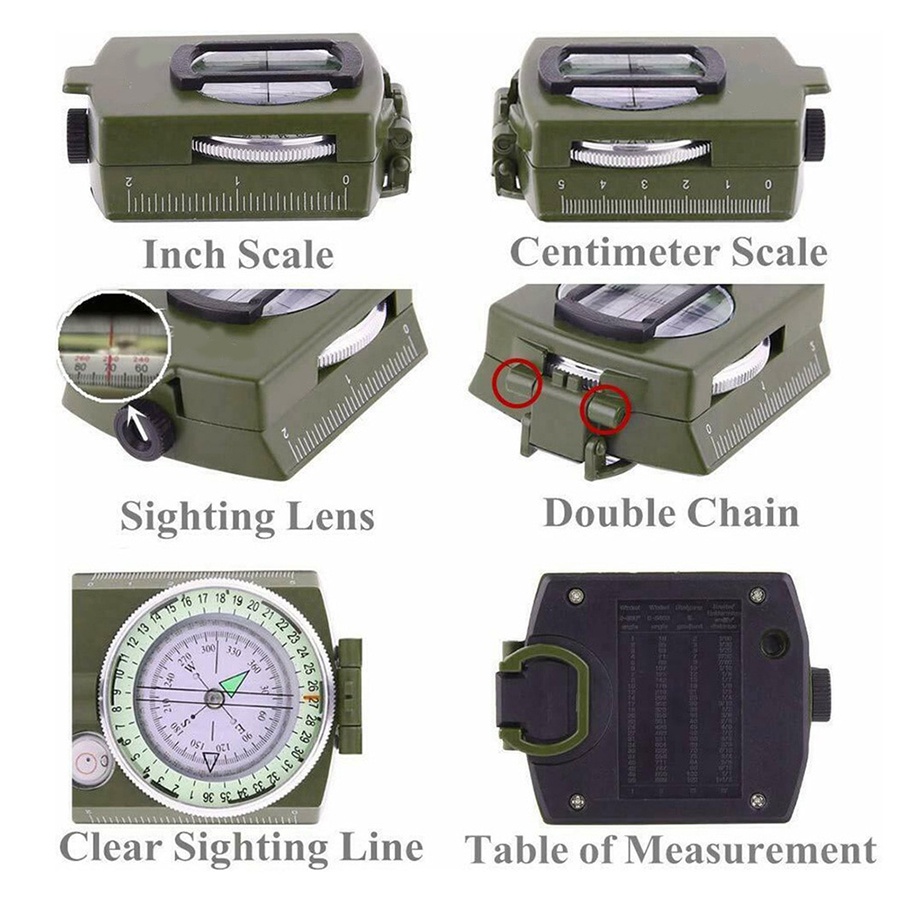 Jual Kompas Bidik Prisma AB84 / Military Compass Lensatic Outdoor ...