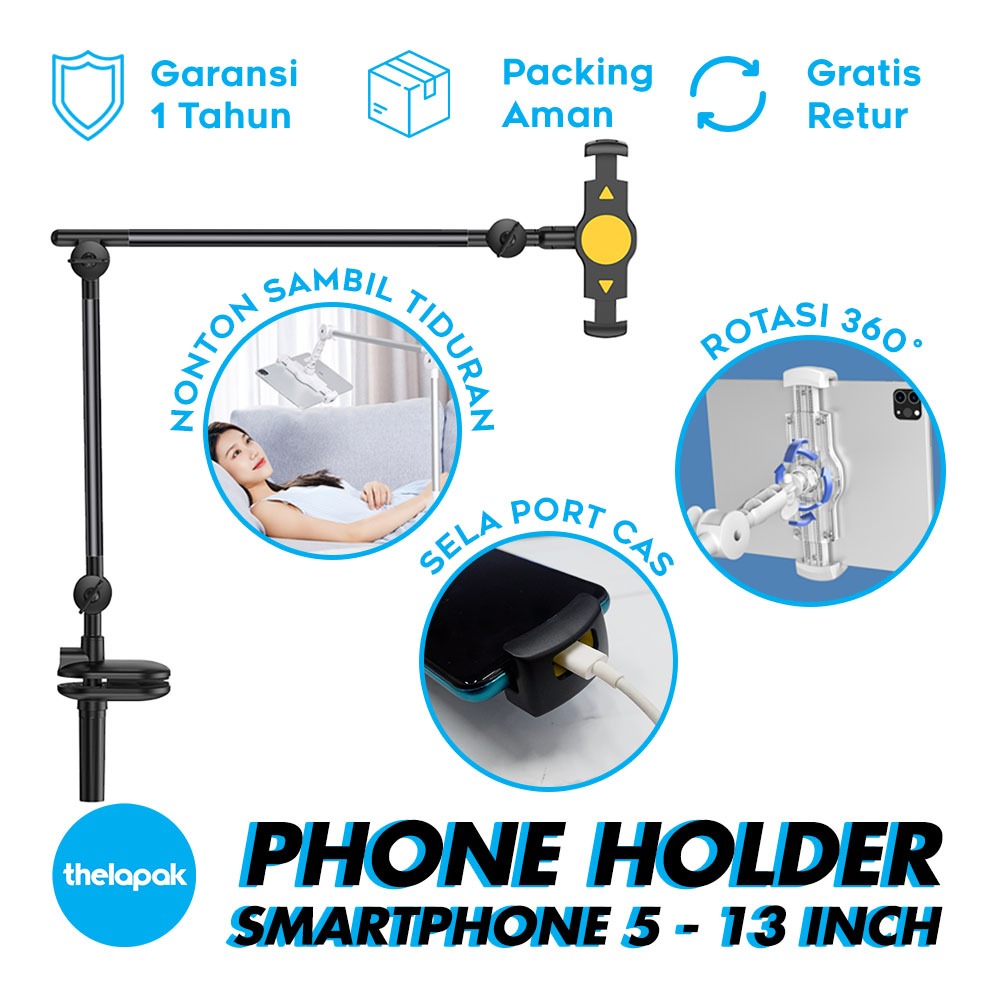 Jual Phone Holder Remax RM-C07 Smartphone Tablet Aluminium Holder