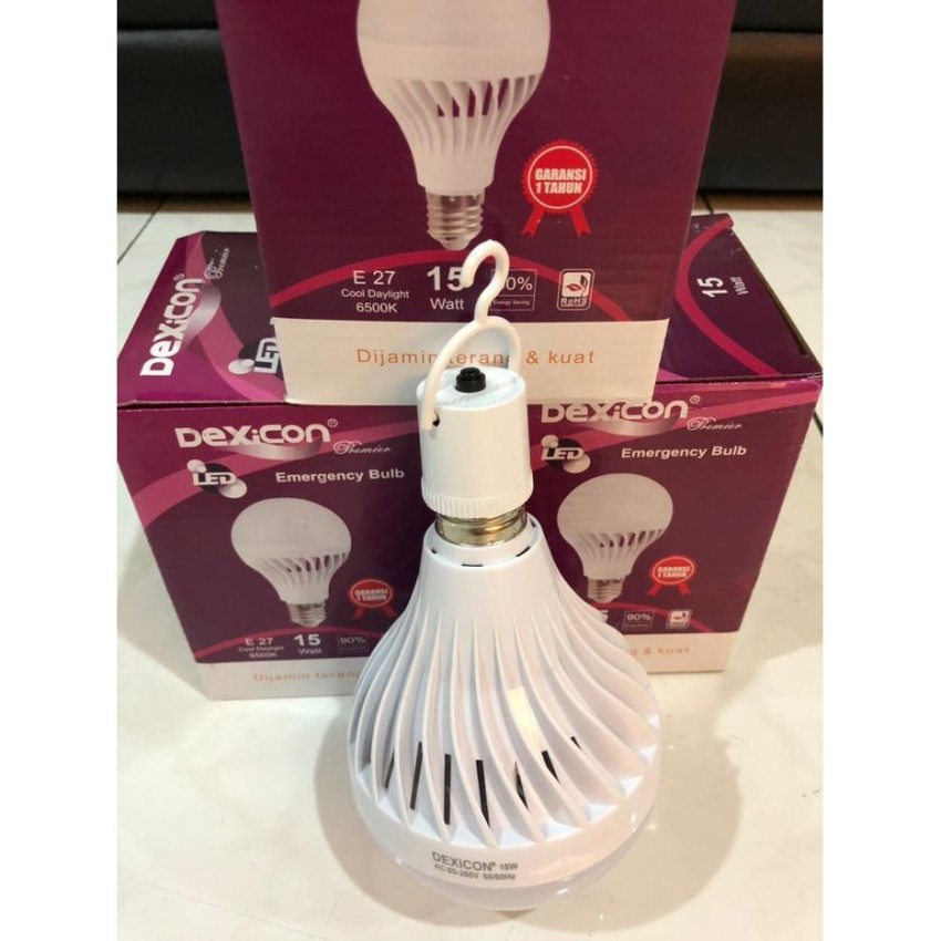 Jual Dexicon Bola Lampu Emergency/ Emergency Lamp/ Lampu Sentuh ...