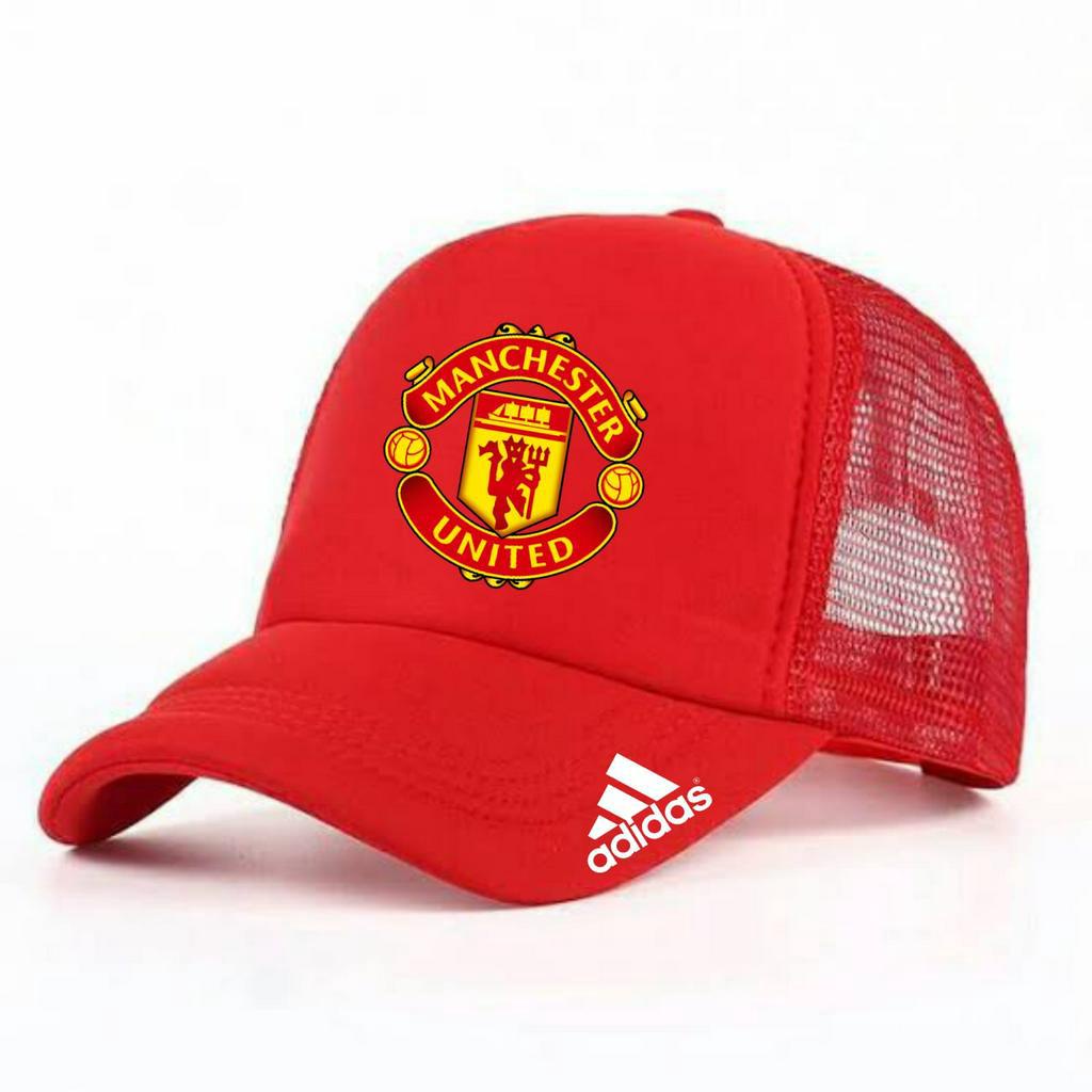 Jual Topi MANCHESTER UNITED FC Snapback Trucker Jaring Pria Wanita Tim ...