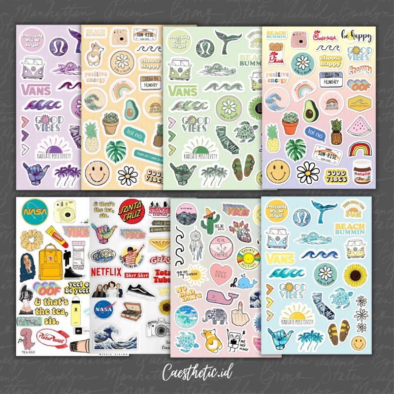 Jual STIKER TUMBLR AESTHETIC - STIKER TUMBLR PACK || isi 20 - 30 pcs ...