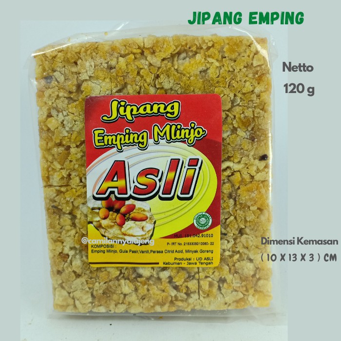 Jual Tengteng Jipang Emping Gepuk Manis Jajanan Tradisional Asli Khas