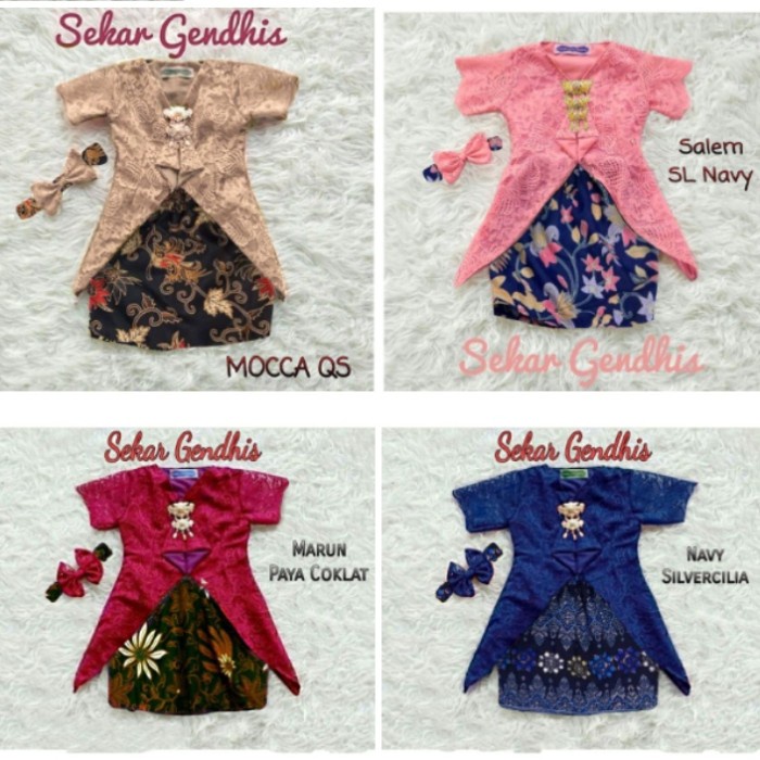 Jual Kebaya Wisuda Anak Tk Paud/Baju Anak 0-5 Thn/Kebaya Pensi Kartini