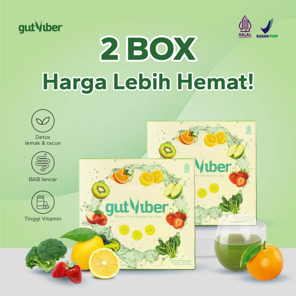 Jual Gutviber Minuman Serat Fiber Drink Detox Rasa Sayur Dan Buah