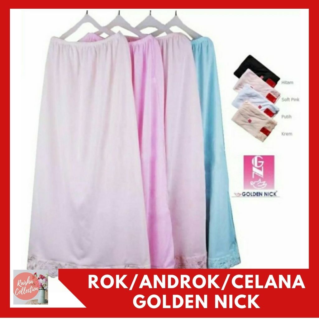 Jual RC DALAMAN ROK/ANDROK/CELANA WANITA GOLDEN NICK BERENDA MURAH ...