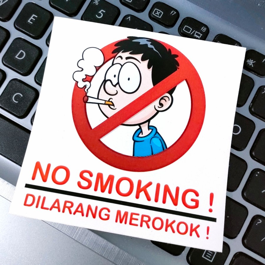 Jual STIKER DILARANG MEROKOK NO SMOKING STICKERS | Shopee Indonesia