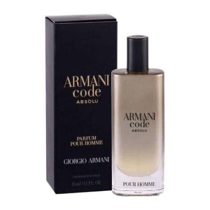 Jual Giorgio Armani Armani Code Absolu 15ml Parfum Travel Size