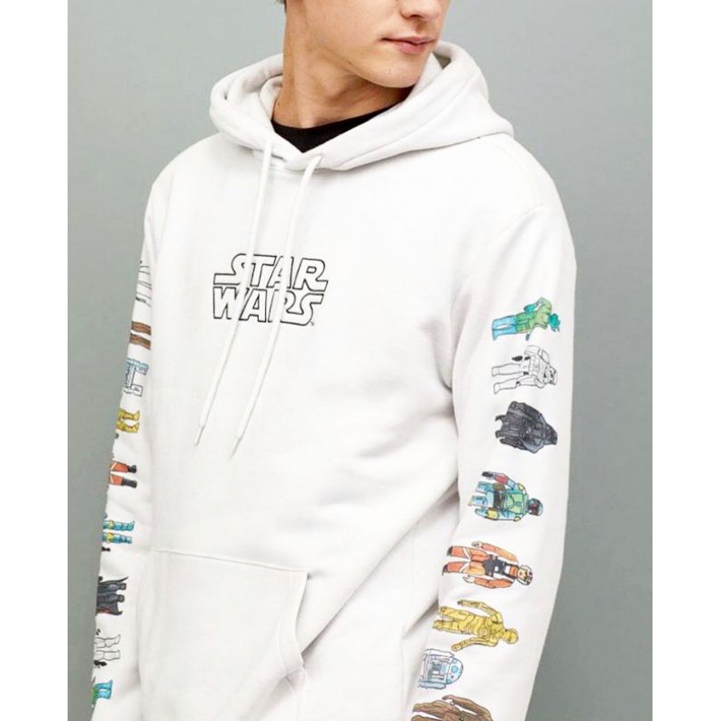 White star wars hoodie hotsell