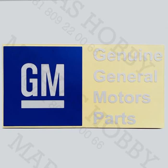 Jual Stiker GM Genuine General Motors Parts | Shopee Indonesia