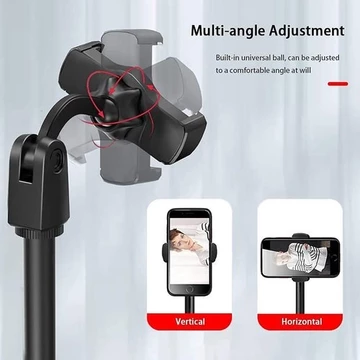 Tempat Tripod Smartphone Adjustable 360 Tongsis Dudukan Phone Holder