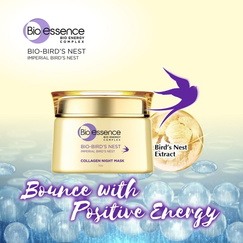 Jual Bio Essence Bio Bird Nest Collagen Night Mask 50 gram Shopee