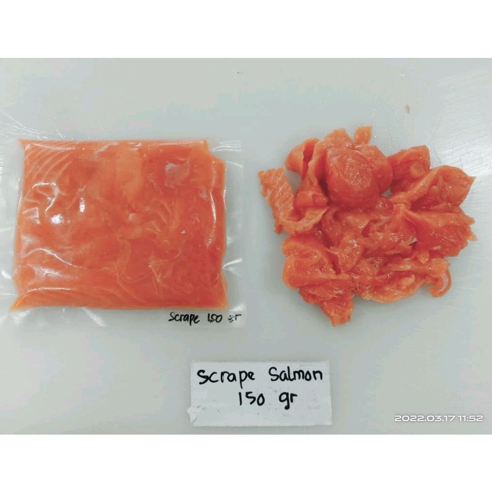 Jual Salmon Scrape Meat 150 gram / Daging Kasar / Seafood 22 | Shopee ...