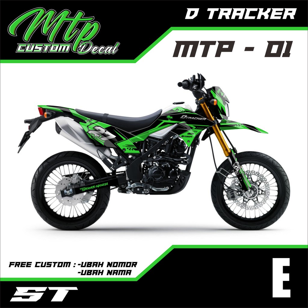 Jual Decal Sticker Dekal Stiker Klx D tracker 150 bf Mtp -ST 01 ...