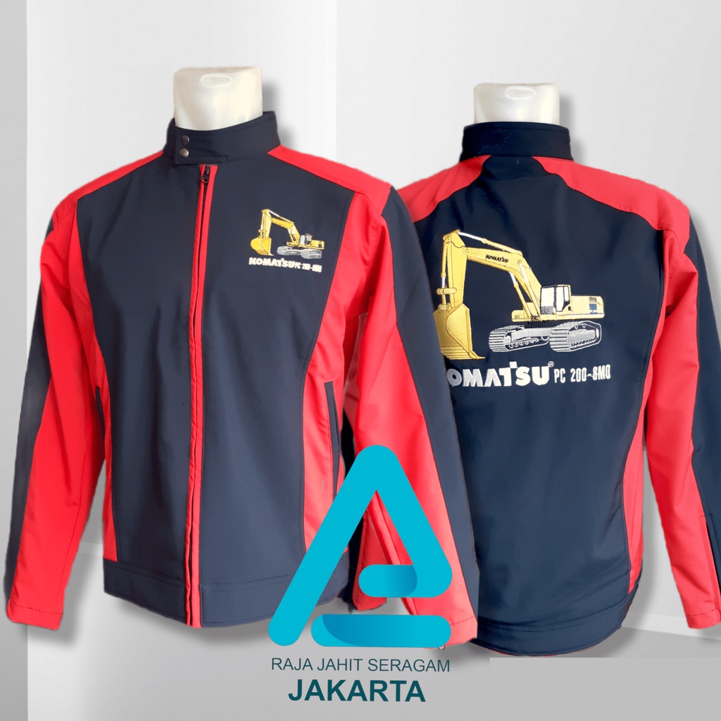 Jual JAKET COWOK RACING TAMBANG KOMATSU EXCAVATOR TAMBANG LOADING ...
