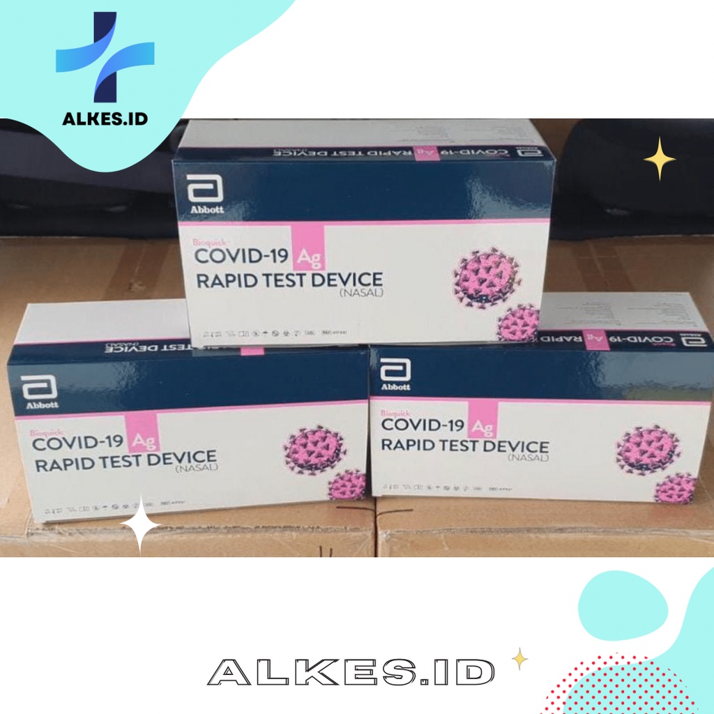 Jual Abbott Panbio Bioquick Nasal Antigen Swab Test Covid Omicron Original Shopee Indonesia