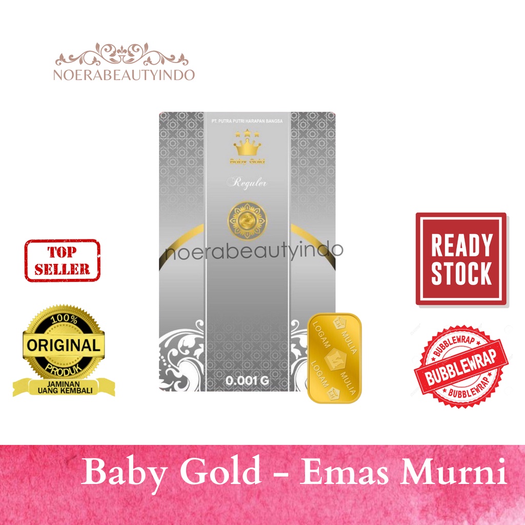 Jual Baby Gold Emas Mini 0,001 Gram Logam Mulia 24 Karat | Shopee Indonesia