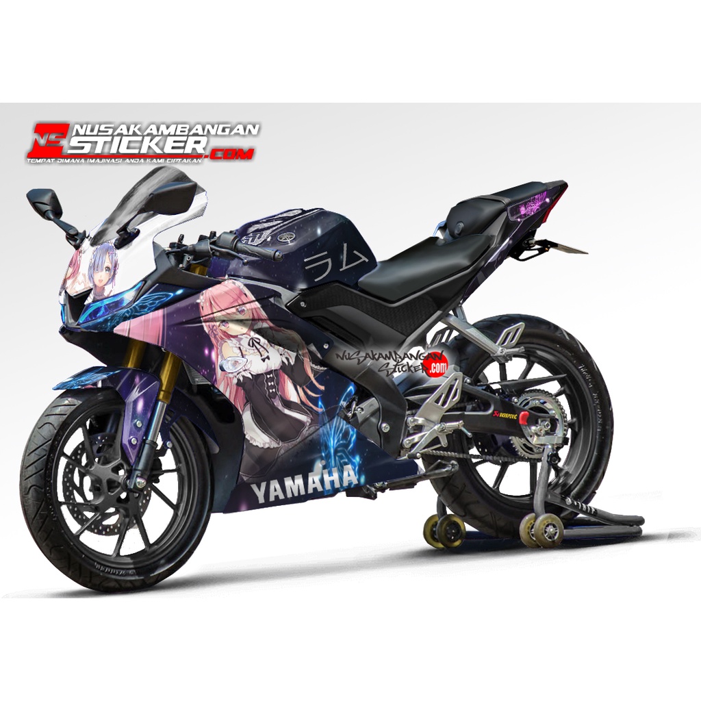 Jual Stiker R15 V3 anime ram&rem | Shopee Indonesia