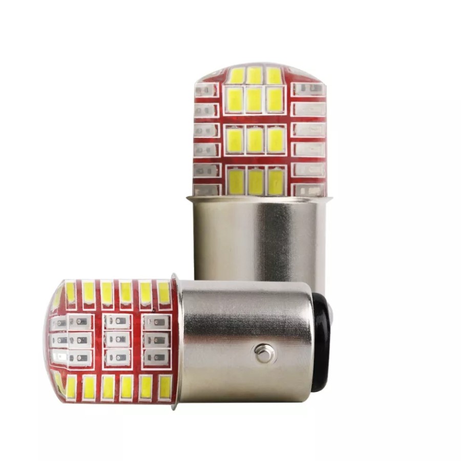 Jual Lampu Rem Lampu Stop Bayonet 1157 2 Warna 42 Smd R245 | Shopee ...
