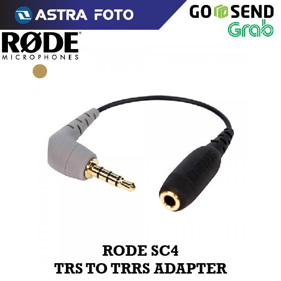 Jual RODE SC4 AUDIO ADAPTER CONVERTER TRS TO TRRS CAMERA TO SMARTPHONE ...