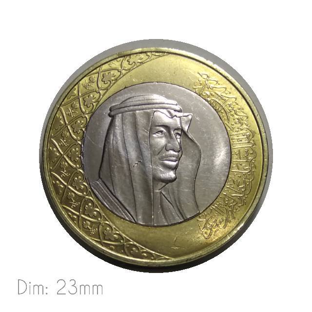 Jual Koin Arab Saudi Bimetal 1 Riyal 2016 | Shopee Indonesia