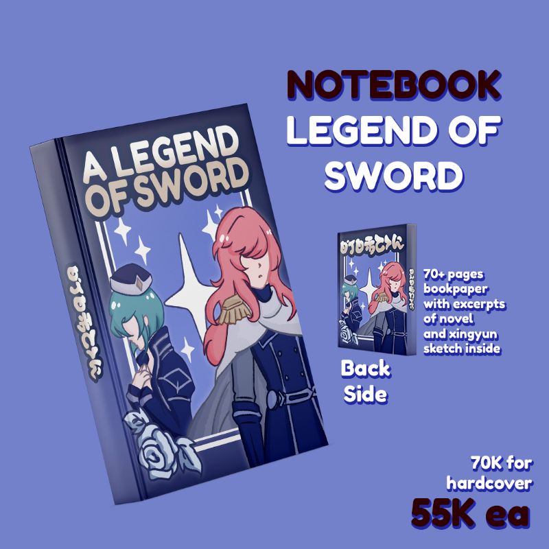 Jual Notebook Legend of Sword Genshin Impact | Shopee Indonesia