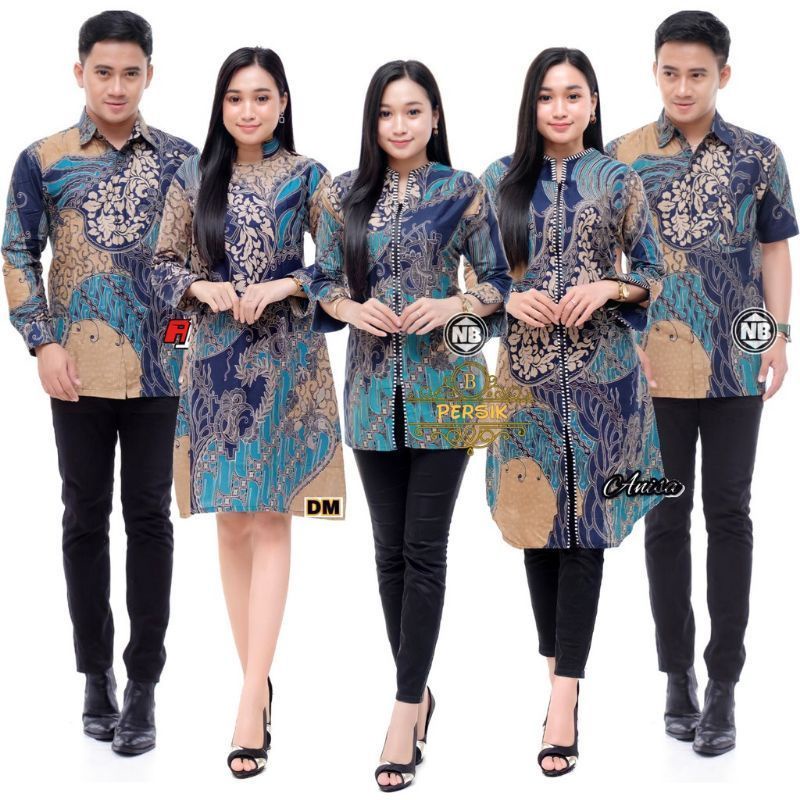 Jual BATIK SERAGAM KANTOR SIZE M.L.XL.XXL BAJU BATIK BLOUS BATIK TUNIK ...