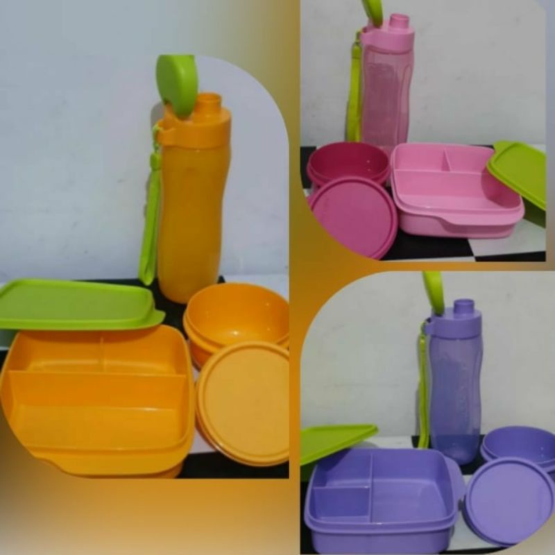 Jual Tupperware paket bekal 3pc | Shopee Indonesia