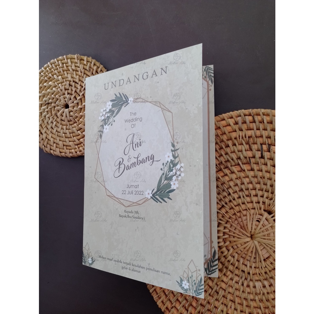 Jual Undangan COKLAT | Shopee Indonesia