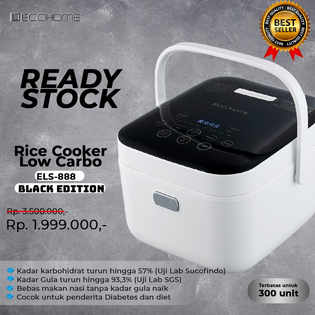 Jual Rice Cooker Digital Low Carbo ECOHOME Shopee Indonesia