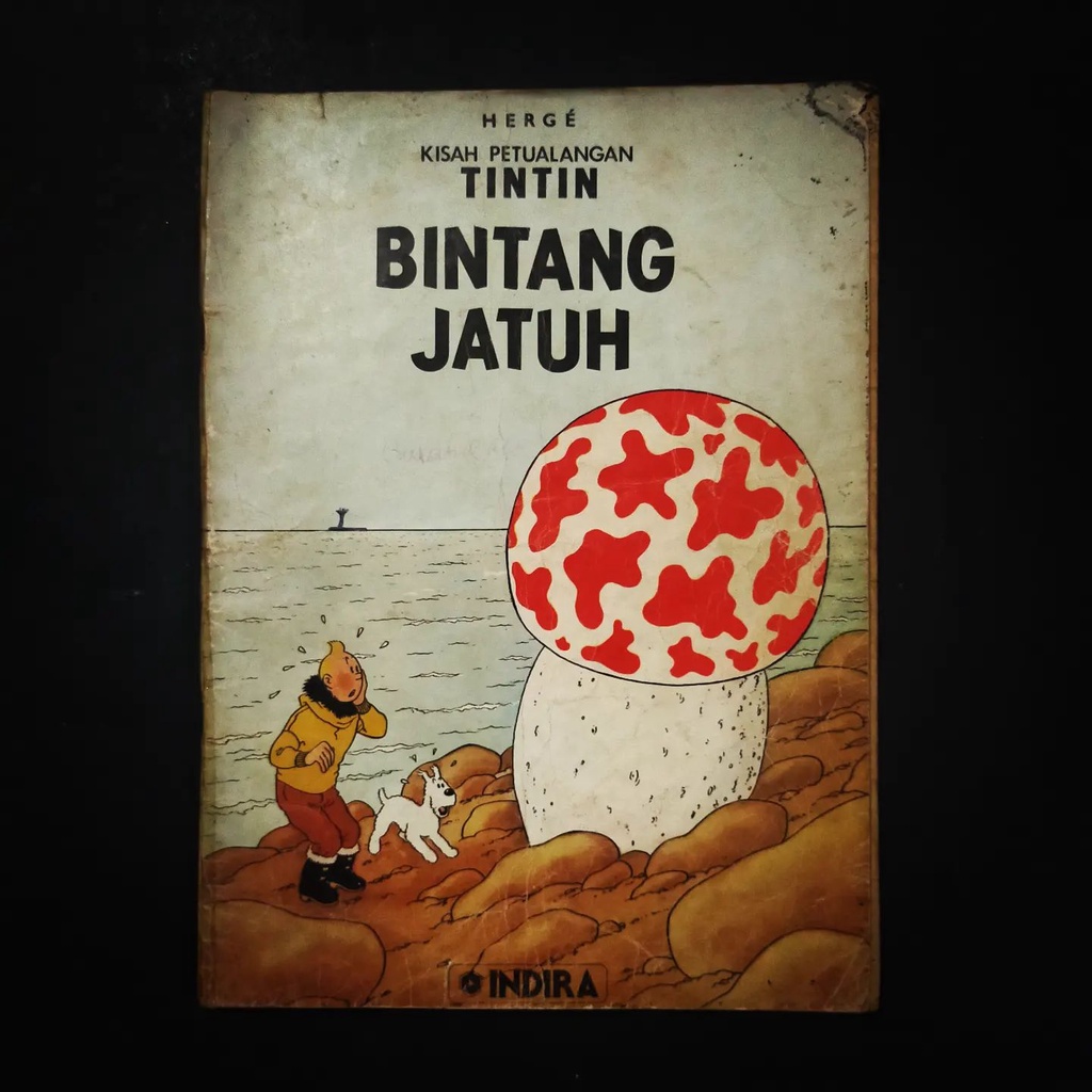 Jual Buku Komik Eropa Langka Kisah Petualangan Tintin Bintang Jatuh ...