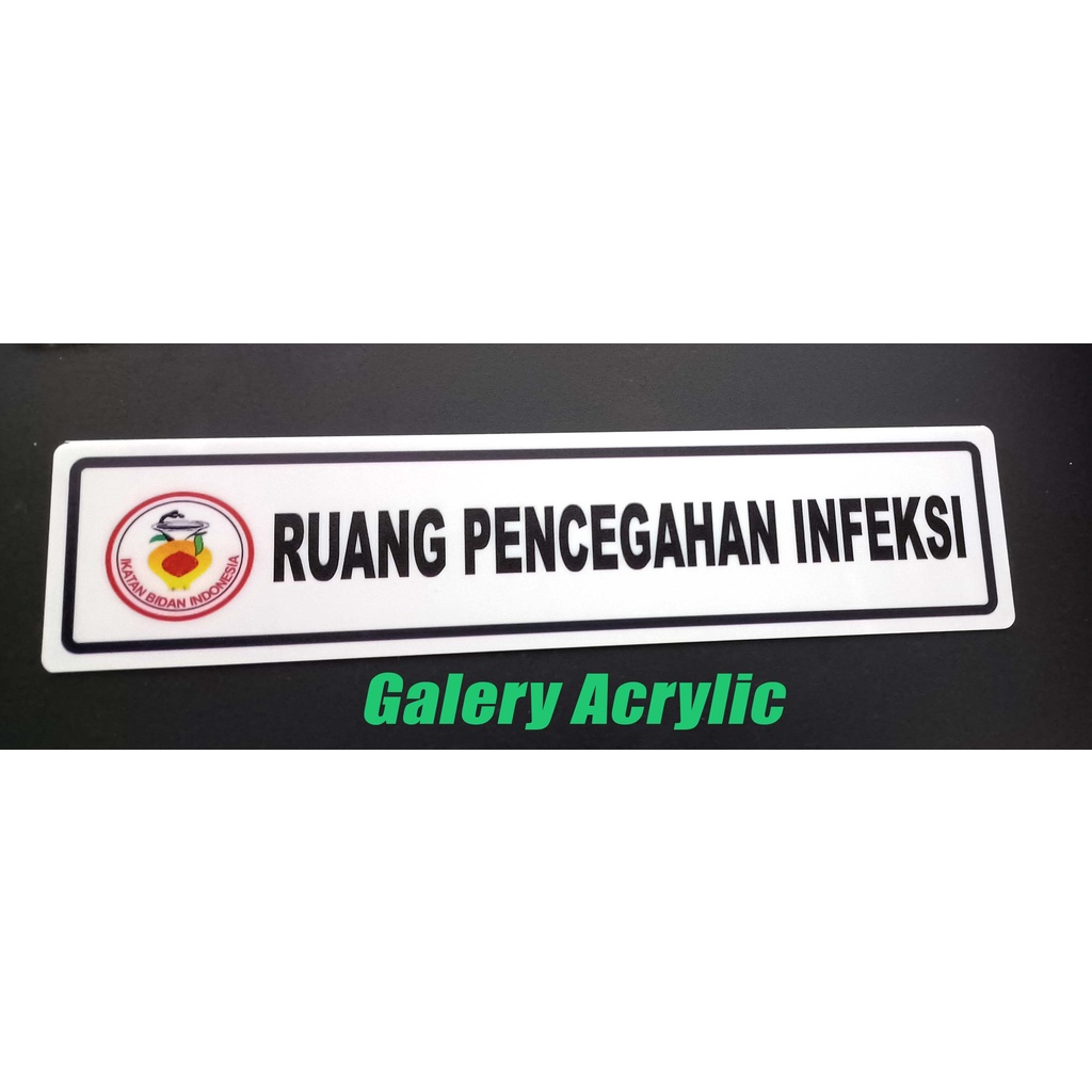 Jual Sign Label Sign Board Acrylic Akrilik Papan Nama Ruangan Bidan