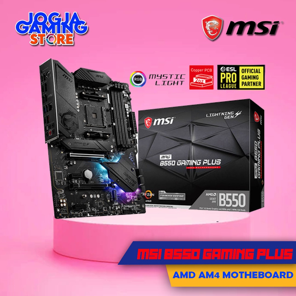 Jual MSI MPG B550 GAMING PLUS Motherboard AMD | Shopee Indonesia